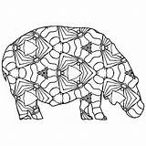 30 Free Coloring Pages /// A Geometric Animal Book Just For  sketch template