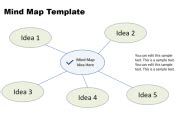 Free Simple Mind Map PowerPoint Template & Slide Template