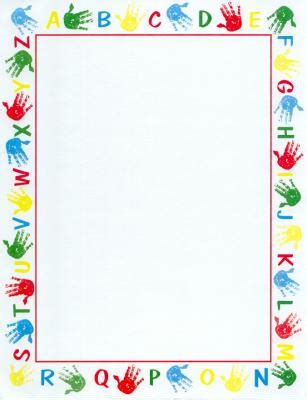 Handprint Border Cliparts: Adding a Personal Touch to Your Designs