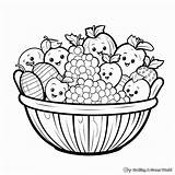 Fruits Vegetables Fall Coloring Fruit Vegetable Printables Printable  sketch template
