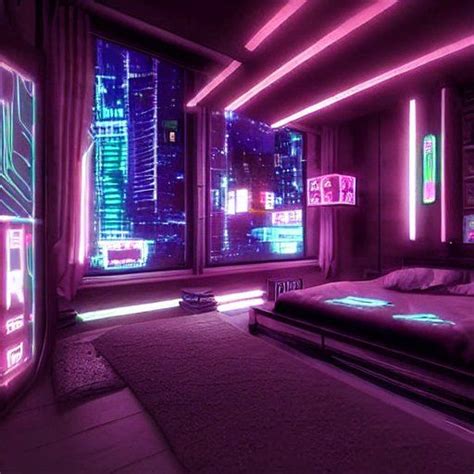 Cyberpunk rooms | Futuristic bedroom, Cyberpunk room, Room redesign