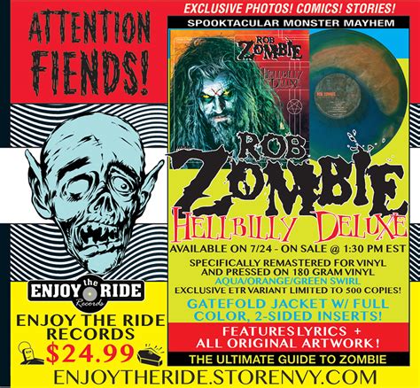 Rob Zombie’s Hellbilly Deluxe now on vinyl - Listen Here Reviews