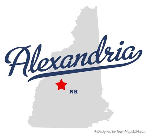 Map of Alexandria, NH, New Hampshire