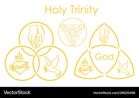 Holy trinity symbol Royalty Free Vector Image - VectorStock