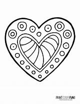 100  printable heart coloring Pages A Huge Collection Of hearts For sketch template