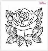 25 Rose Coloring Pages – Free Printable Sheets And Images For Kids  sketch template