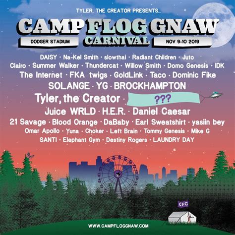 Camp Flog Gnaw Carnival 2019 Lineup: Tyler, The Creator\'s Music Festival Returns