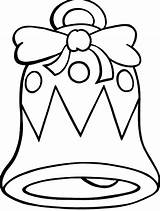 Printable Christmas Bells Coloring Page Sketch sketch template