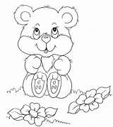 Atividades Colorir Riscos Ursinhos Ursinho Pintura Atividade Urso Nil  sketch template