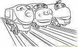 Wilson Brewster And Koko Coloring Page For Kids  Free Chuggington sketch template