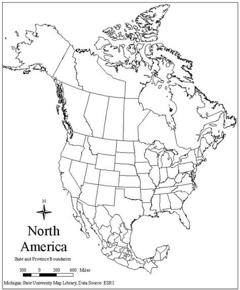 Geography Blog: Printable Maps of North America