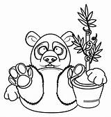 Printable panda Coloring  Panda Pages For Kids sketch template