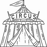 Circus Tent Isolated Coloring Page For Kids 34329016 Vector Art At Vecteezy sketch template