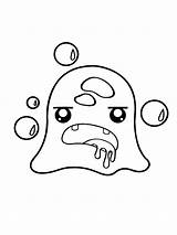 Slime coloring pages sketch template