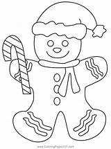 Gingerbread Man Coloring Page For Kids  Free Christmas Cartoons sketch template