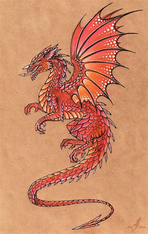 Welsh dragon by AlviaAlcedo on DeviantArt