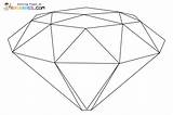 Disegni Di Diamante Da Colorare sketch template