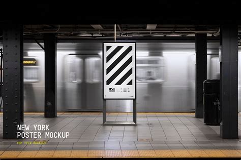 NYC Subway Poster Mockup | Creative Market