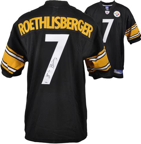 Ben Roethlisberger Pittsburgh Steelers Autographed Reebok Black Jersey | eBay