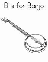 B For Banjo Coloring  Play Free Game Online sketch template
