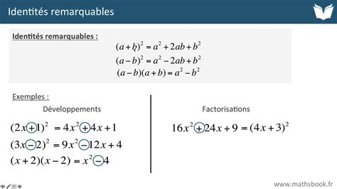 Découvrir 111+ imagen identité remarquable formule générale - fr.thptnganamst.edu.vn