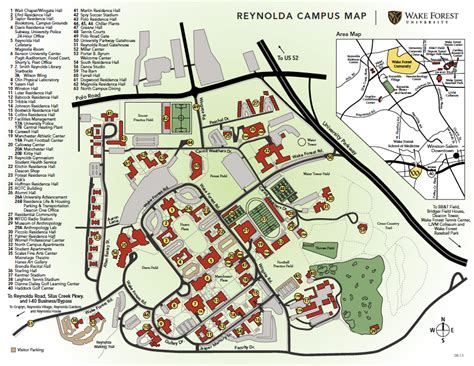 Wingate University Campus Map – Map Vector