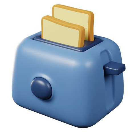 Toaster oven 3d render on transparent background. 30413434 PNG