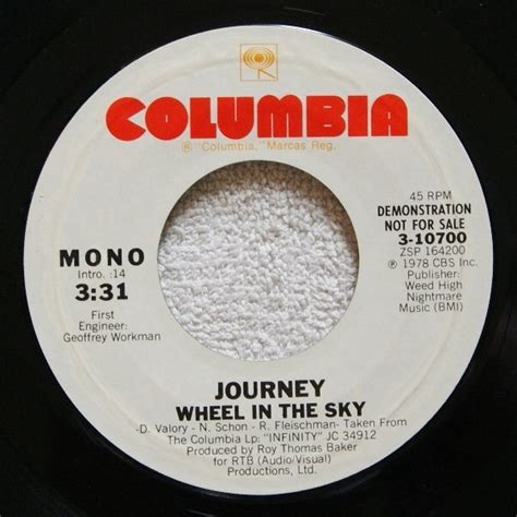 Journey - Wheel In The Sky (1978, Vinyl) | Discogs