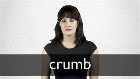 How to pronounce CRUMB in British English - YouTube