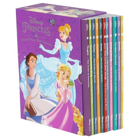 Disney Princess Deluxe Picture Book Collection: 11 Book Box Set | Disney princess books, Disney ...