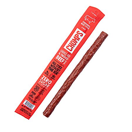 CHOMPS Beef Snack Sticks Original Flavor 1.15 Oz Pack Of 24 Sticks ...