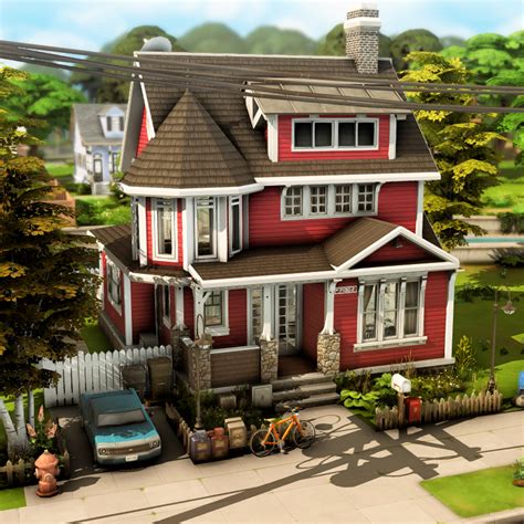 Small Suburban House - The Sims 4 Rooms / Lots - CurseForge