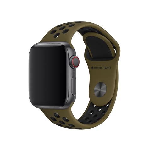 Olive Flak/Black Nike Sport Band : AppleWatch