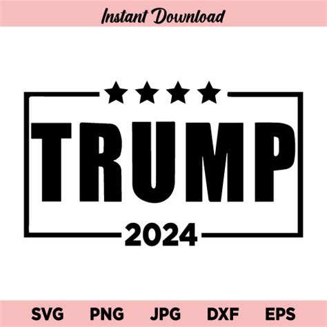 Trump 2024 Svg File - Kiah Arlinda