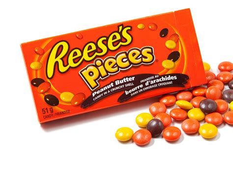 Open Box of Reese's Pieces Peanut Butter Candy - Convenience & Impulse ...