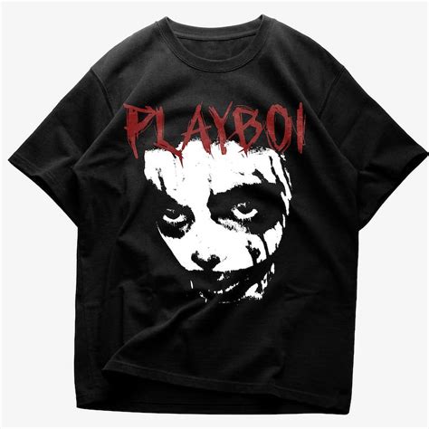 [BLACK] PLAYBOI CARTI T-SHIRT, Rap Tee Concert Merch Whole Lotta Red Die Lit, Rare Hip Hop ...