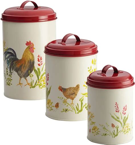 Kitchen Ceramic Canisters Set Of 3 Modern Farmhouse Ceramic Canister Set - Buy Kitchen Ceramic ...