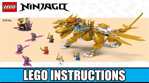 LEGO Instructions | Ninjago | 71774 | Lloyd’s Golden Ultra Dragon - YouTube