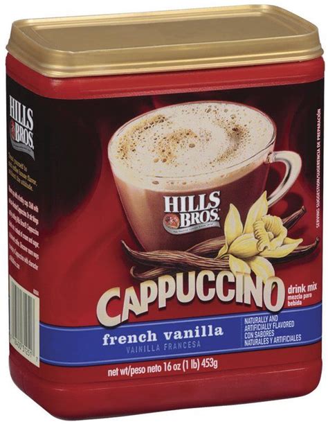 Hills Bros French Vanilla Cappuccino | French vanilla cappuccino, Hills bros, French vanilla