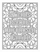 Best Friend Quotes Coloring Pages For Kdp coloring  Vector Premium sketch template