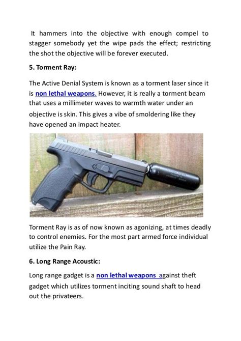 6 harmful non lethal weapons