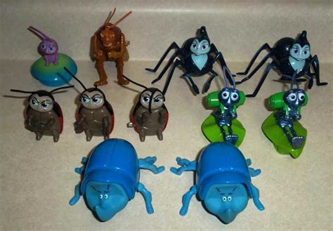 McDonald's 1998 Disney Pixar A Bug's Life Happy Meal Toys Lot of 11 Loose Used