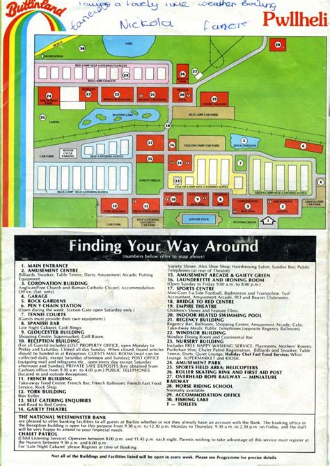 Pwllheli Map from 1983