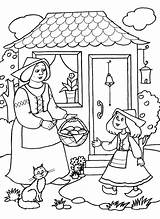 Collection Of Little Red Riding Hood Coloring Pages  Free Printable sketch template