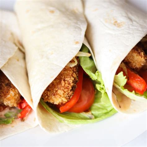 Southern Fried Chicken Wraps (Extra Crispy) - My Morning Mocha