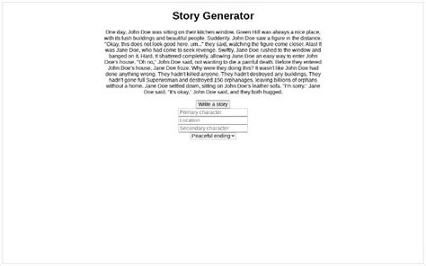 Story Generator