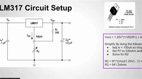 Lm317t Voltage Regulator Circuit