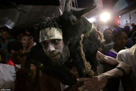 Voodoo practitioners in Haiti perform rituals to appease spirits as ...