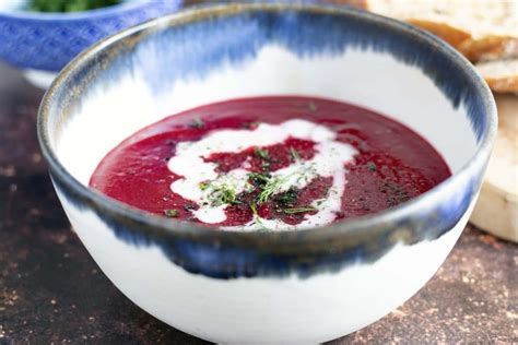 Vibrant beetroot soup - Cook Veggielicious