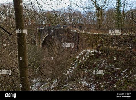 Built in 1725-1726 the Causey Arch near Stanley in County Durham ...